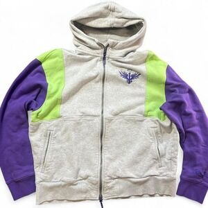 Grey and purple Puma Lamelo Ball zip up hoodie XL